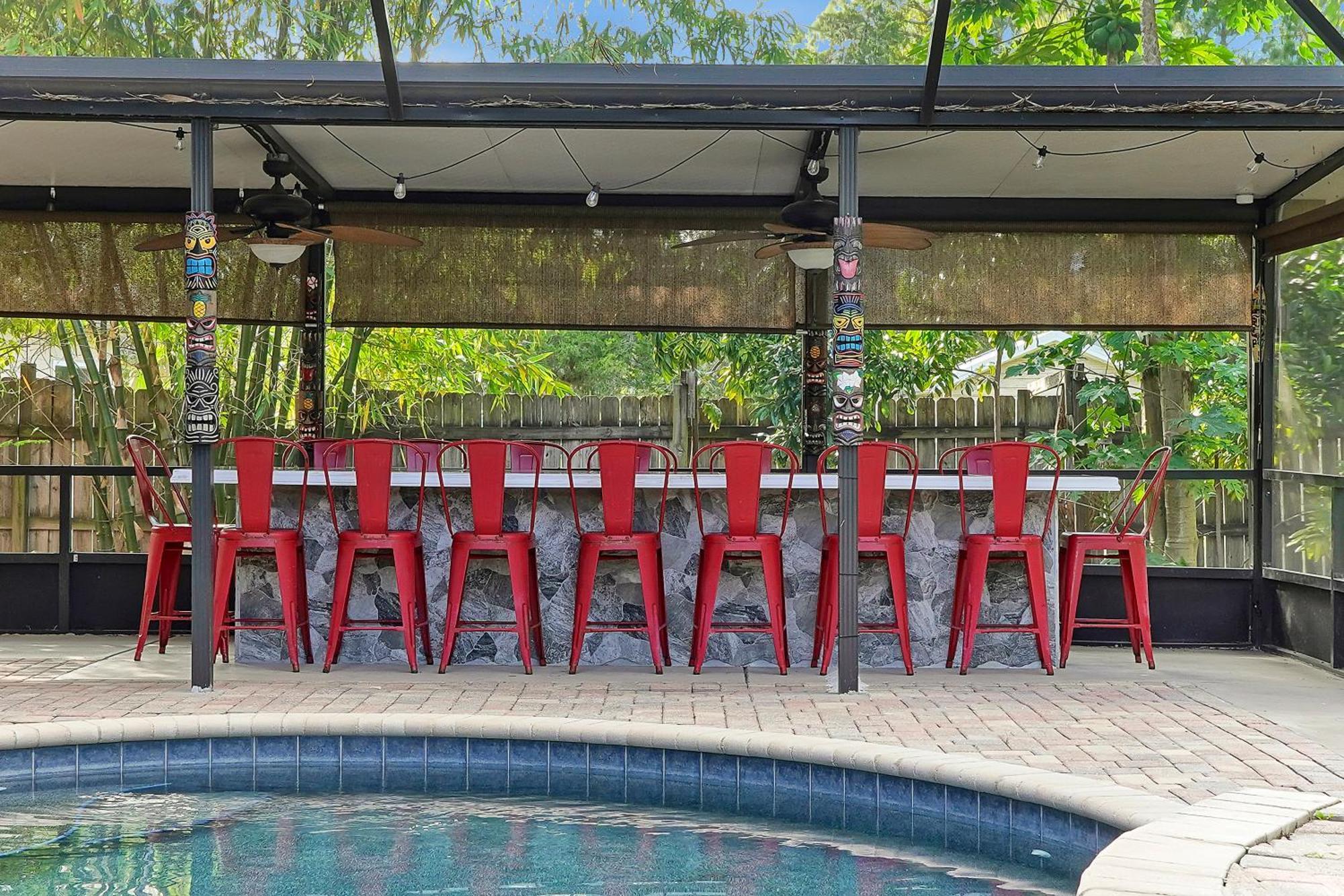 Villa Poolside Cocoa Oasis W/ Tiki Bar! Frontenac Esterno foto